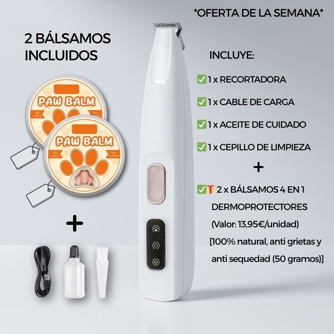 Mimopet Go™ – Recortadora de Precisión Silenciosa