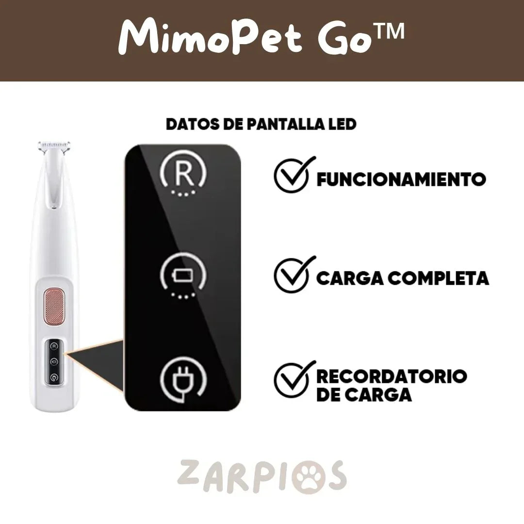 Mimopet Go™ – Recortadora de Precisión Silenciosa