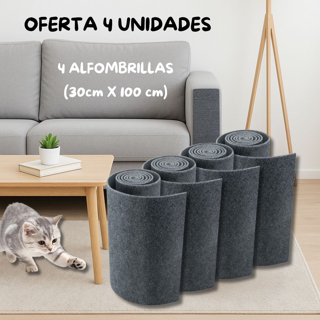 Miauprotect™ – Alfombrilla Protectora (30cm x 100cm, gris oscuro)