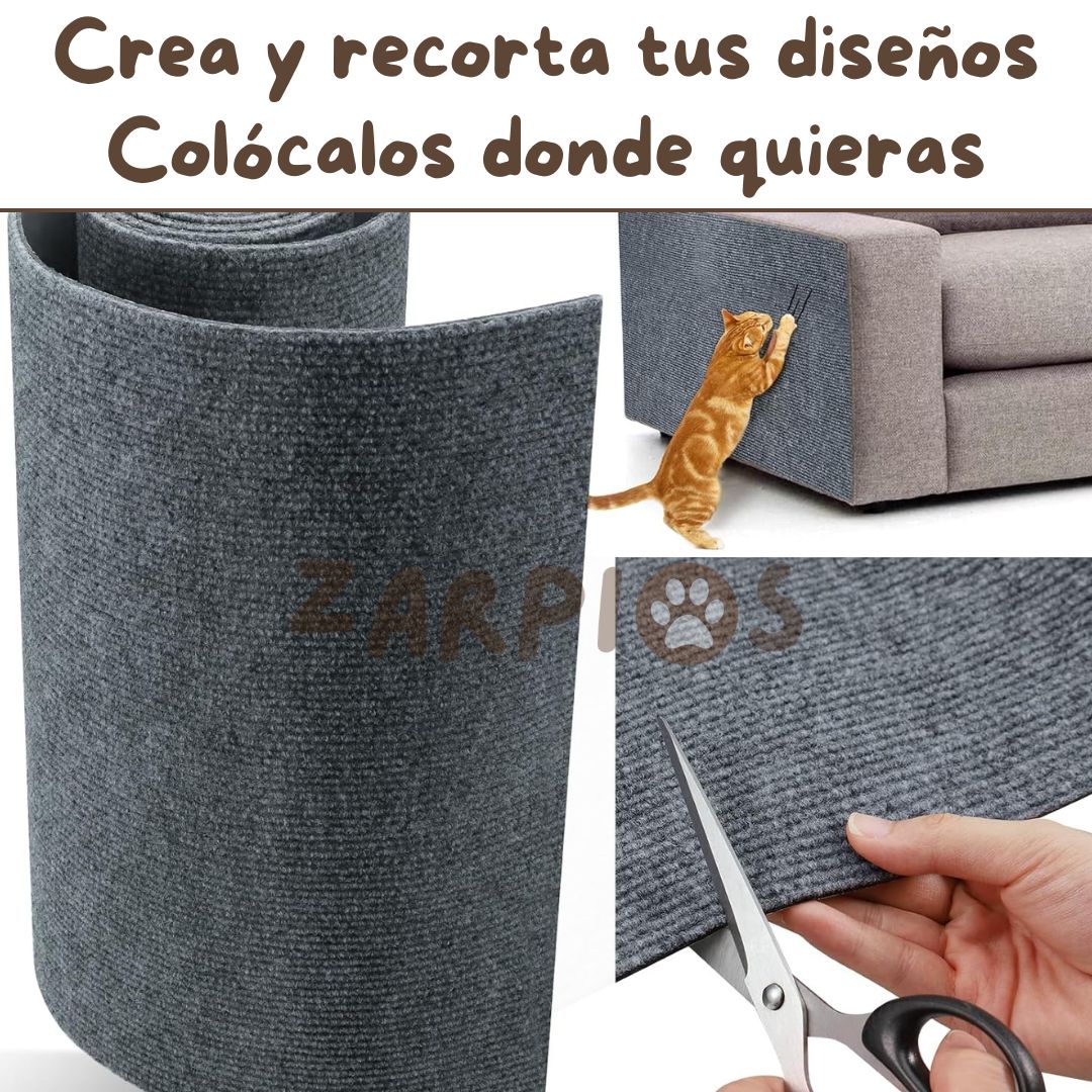 Miauprotect™ – Alfombrilla Protectora (30cm x 100cm, gris oscuro)