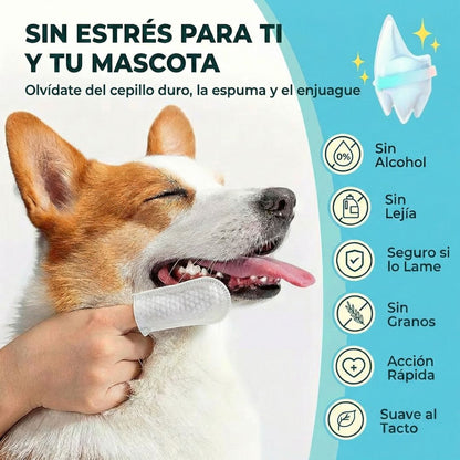 Toallitas Dentales Limpieza Mascotas (50 Ud)