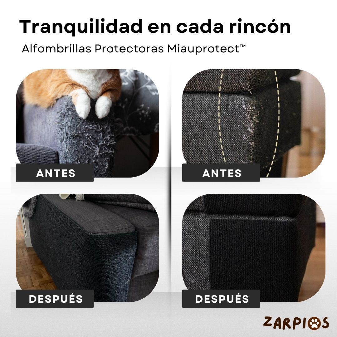 Miauprotect™ – Alfombrilla Protectora (30cm x 100cm, gris oscuro)
