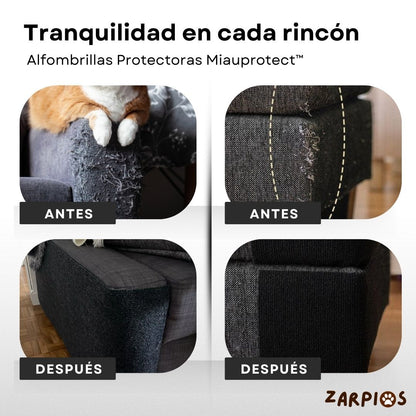 Miauprotect™ – Alfombrilla Protectora (30cm x 100cm, gris oscuro)