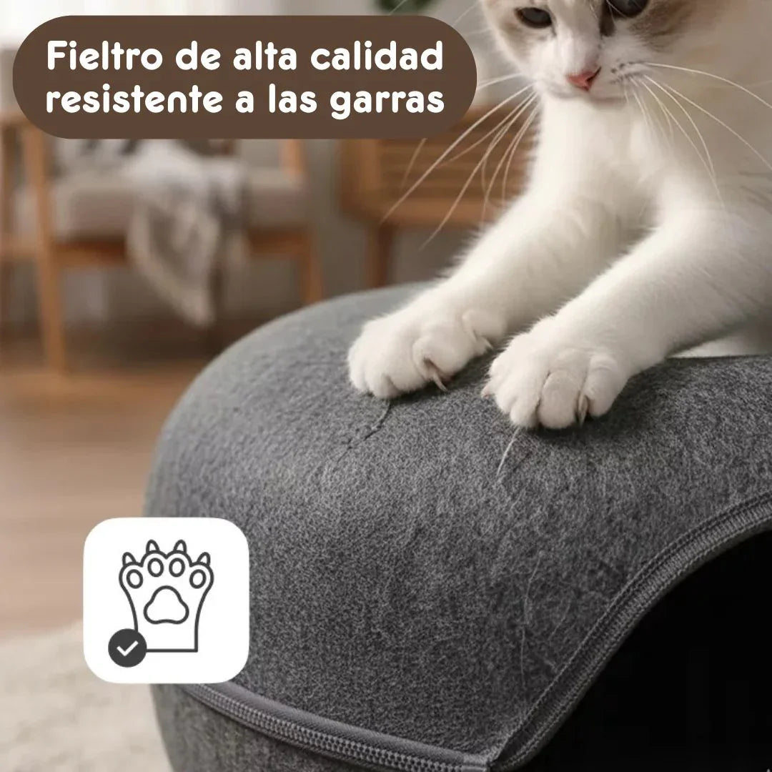 MiauPod™ Max – El refugio premium indispensable para tu gato (60 x 28 cm)
