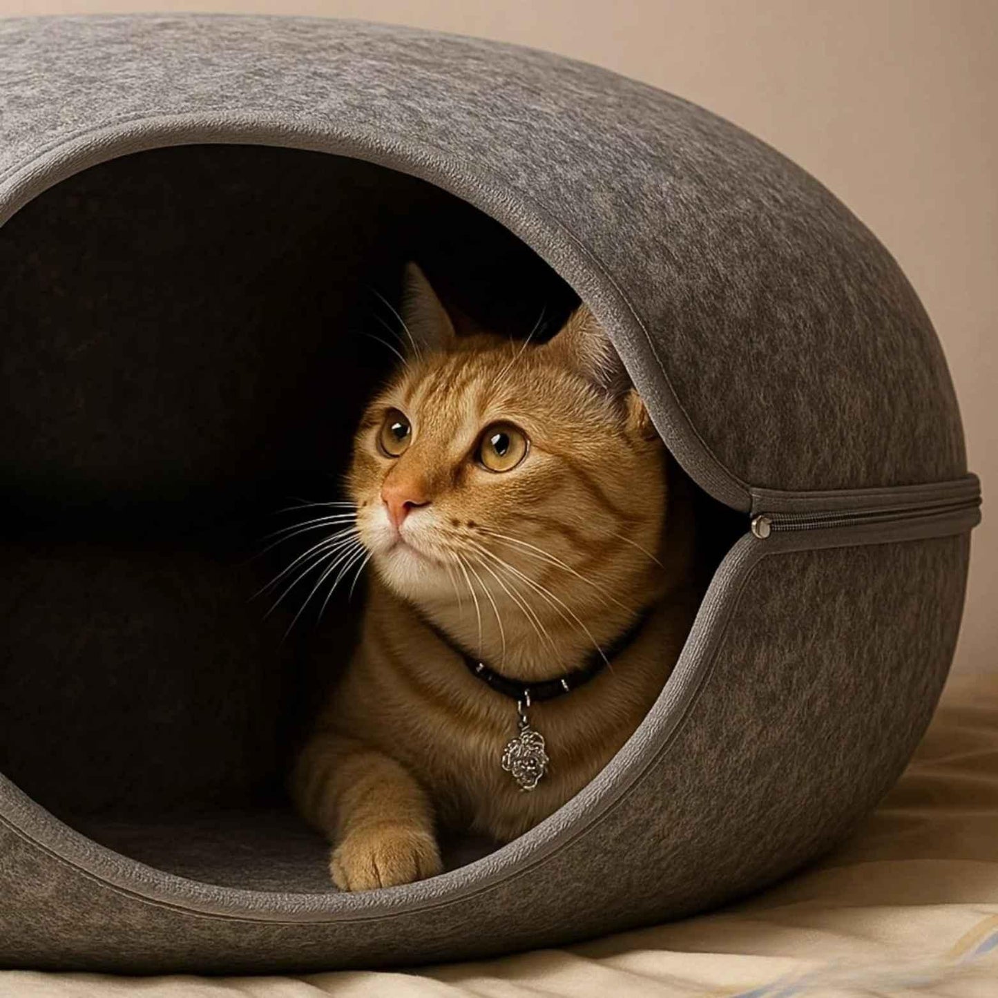 MiauPod™ Max – El refugio premium indispensable para tu gato (60 x 28 cm)