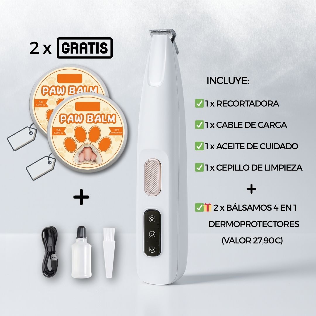 Mimopet Go™ – Recortadora de Precisión + 2 Bálsamos DermoProtectores 4 en 1 🎁