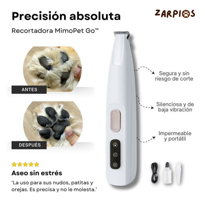 Mimopet Go™ – Recortadora de Precisión Silenciosa