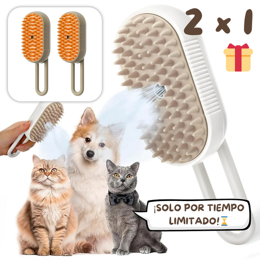 Petcare™ – Cepillo de Vapor 3 en 1 (blanco) – Agotado