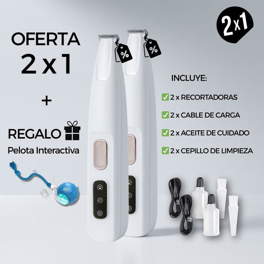 Mimopet Go™ – Recortadora de Precisión Silenciosa (OFERTA 2x1)  🎁