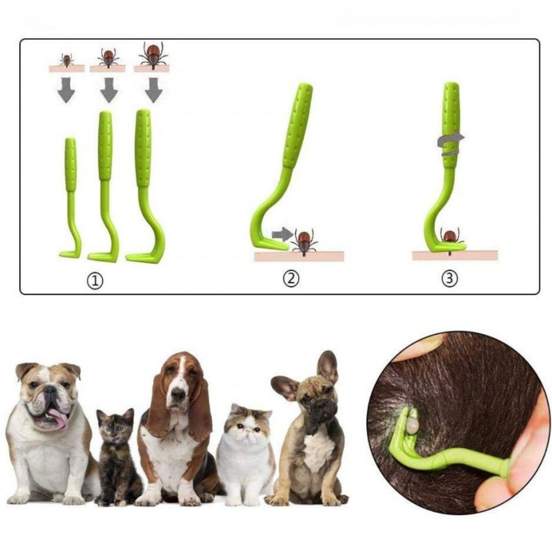 3 Pinzas QuitaGarrapatas – Zerotick™