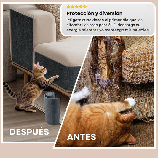 Miauprotect™ – Alfombrilla Protectora (30cm x 100cm, gris oscuro)