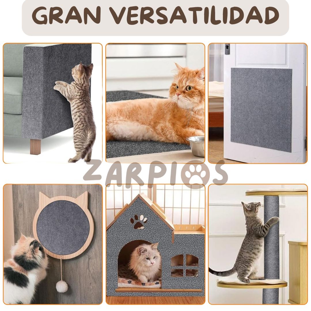 Miauprotect™ – Alfombrilla Protectora (30cm x 100cm, gris oscuro)
