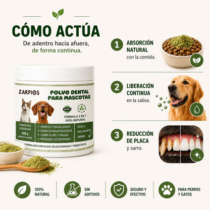 Polvo Dental Natural 4 en 1